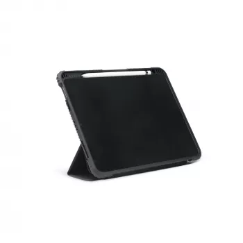 DICOTA Folio Case - Flip-Hülle für Tablet - Polycarbonat, Thermoplastisches Polyurethan (TPU), recyceltes Polyethylen - Schwarz - 10.9 - für Apple 10.