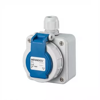 MENNEKES Elektrotechnik GmbH & Co. KG Wall Box Schuko 10863 16A2P+E 230V DWD mėlynas (10863)