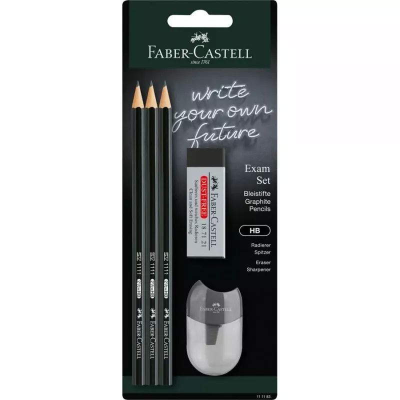 FABER-CASTELL pieštukas 1111 Exam Set BK