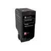Lexmark RETURN-tonerio kasetė Magenta 74C2HM0 dažų kasetė, purpurinė, 3000 puslapių