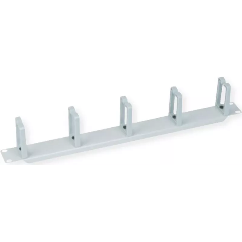 VALUE kabelių tvarkymas - šviesiai pilka RAL 7035 - 1U - 48,3 cm (19 colių)