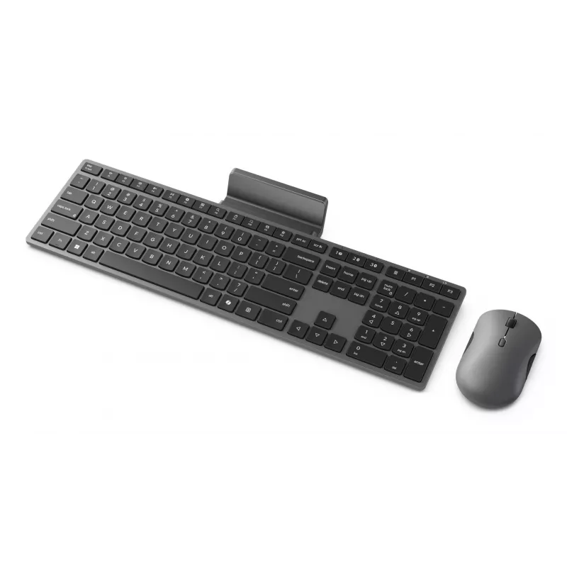 Belaidis klaviatūros ir pelės rinkinys Lenovo 700 Modern Multi-Device — JAV anglų išdėstymas, Bluetooth, Luna Pilka
