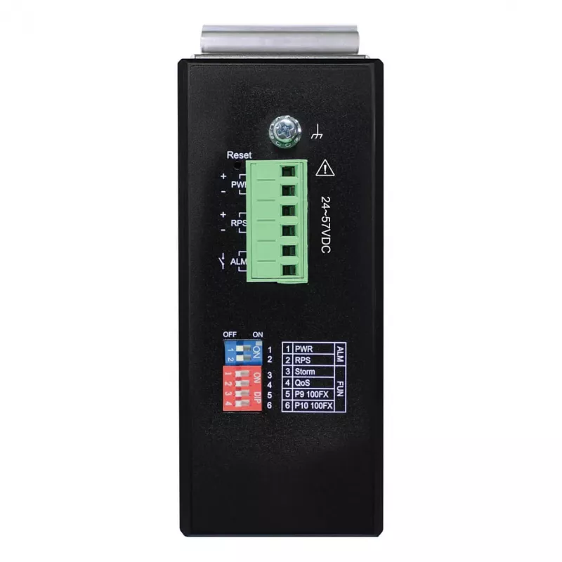 Tripp Lite NGI-S08C2POE8 tinklo jungiklis, valdomas, Gigabit Ethernet (10/100/1000), Power over Ethernet (PoE), juodas (NGI-S08C2POE8)