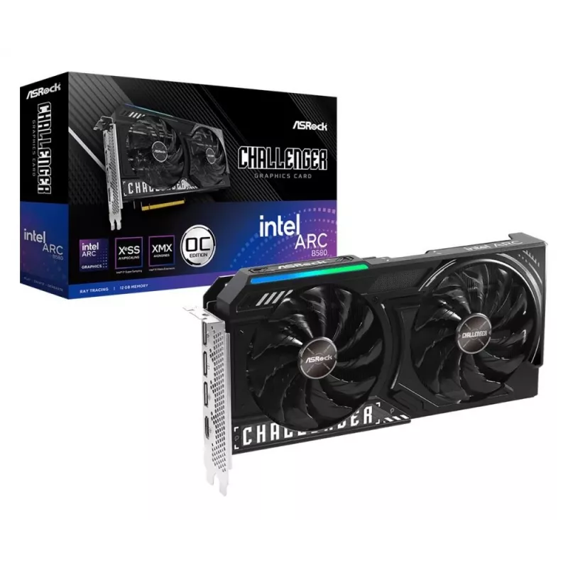 Grafikos plokštė ASRock Challenger Intel Arc B580 12GB OC