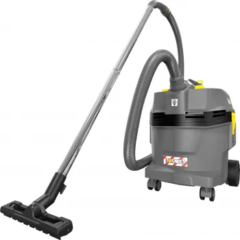 Drėgnas ir sausas dulkių siurblys Kärcher NT 22/1 Ap L – 22 L, 1300 W, 25,5 kPa vakuumas, 71 l/s oro srautas, 1,9 m žarna, 6 m laidas