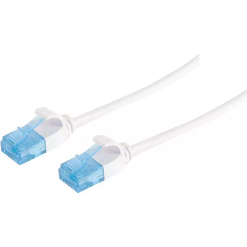 Tinklo kabelis S/CONN 08-22026 Baltas 1m Cat6 U/UTP