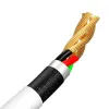 USB A į Micro-USB B kabelis Baseus TZCAMZJ-02 1,5 m Baltas
