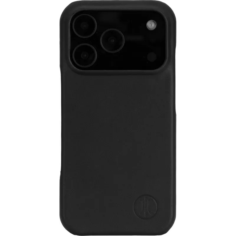 Odinis galinis dėklas jt berlin, skirtas Apple iPhone 17 Pro — juodas — natūrali oda