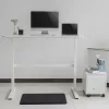 Rankinio aukščio reguliavimo stalas Ergo Office, maks. 40 kg, maks. aukštis 117 cm, su stalviršiu darbui stovint ir sėdint, ER-401 W