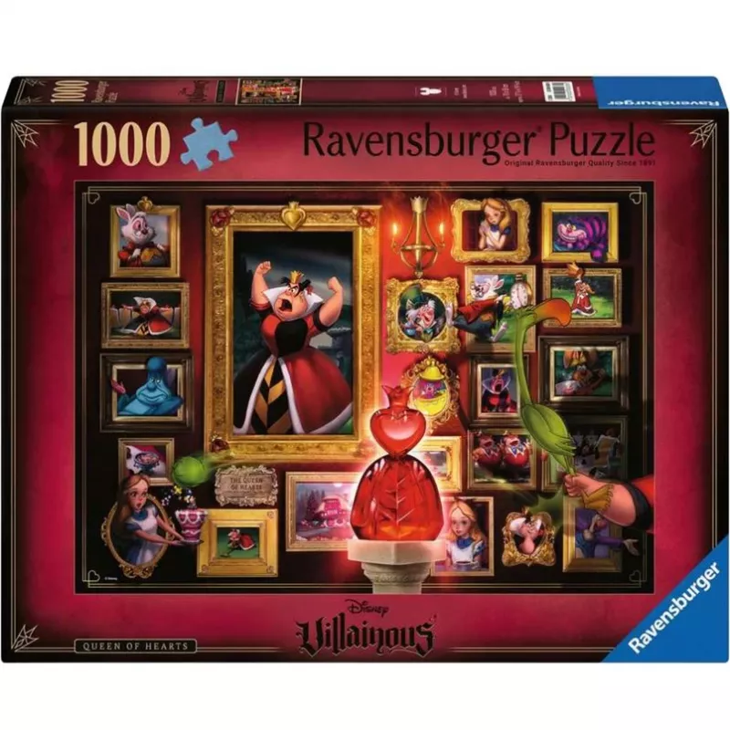 Dėlionė Villainous: Širdžių Karalienė (1000 dalių)