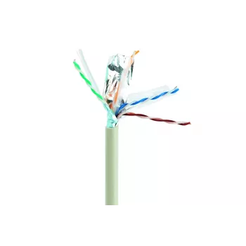 Gembird CAT6 FTP 100 m tinklo kabelis, pilkas F/UTP (FTP)