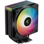 Ventiliatorius DeepCool AG400 BK ARGB V2 120 mm Juoda — 120 mm hidraulinio guolio procesoriaus aušintuvo ventiliatorius, kelių lizdų palaikymas