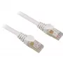 komutacinis kabelis RJ45 kištukas > RJ45 kištukas CAT.6 S/FTP (Baltas, 1,5 metro)