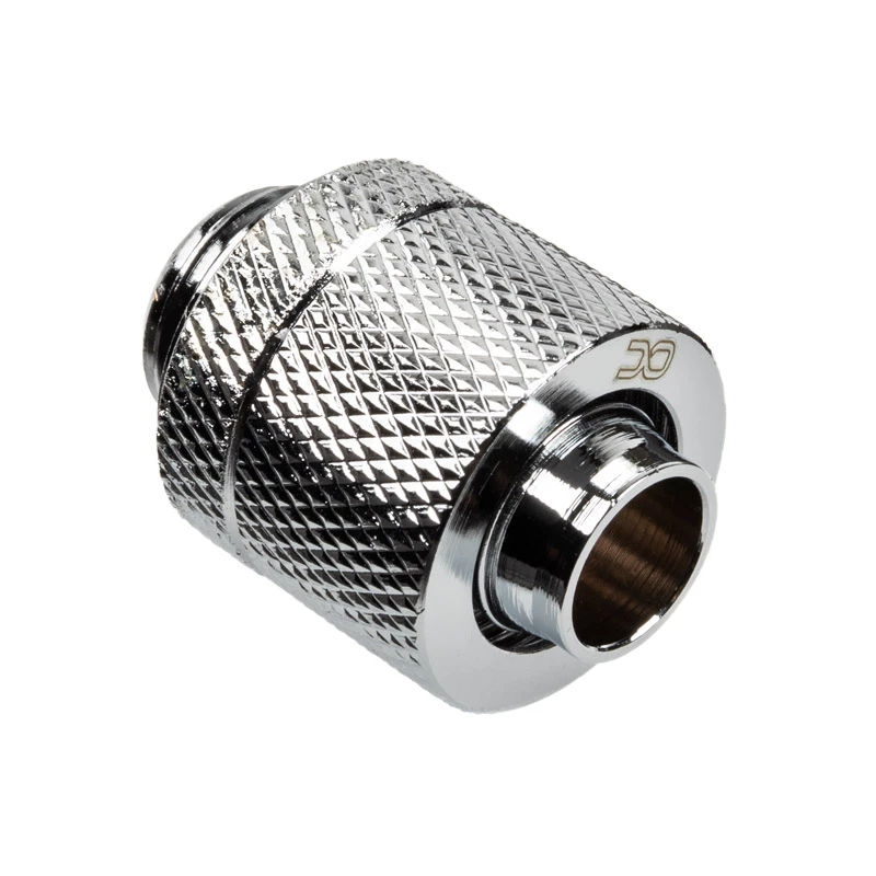 Alphacool HF jungtis tiesi G1/4 col. IG 13/10 mm - chromas Sidabrinė