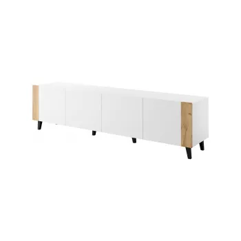 RTV spintelė FARO 200x42x52 baltas matinis + ąžuolas craft