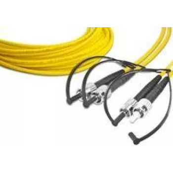 Lightwin LDP-09 ST-ST 2.0 šviesolaidinis kabelis 2 m 2x ST OS2 geltonas (LDP-09 ST-ST 2.0)