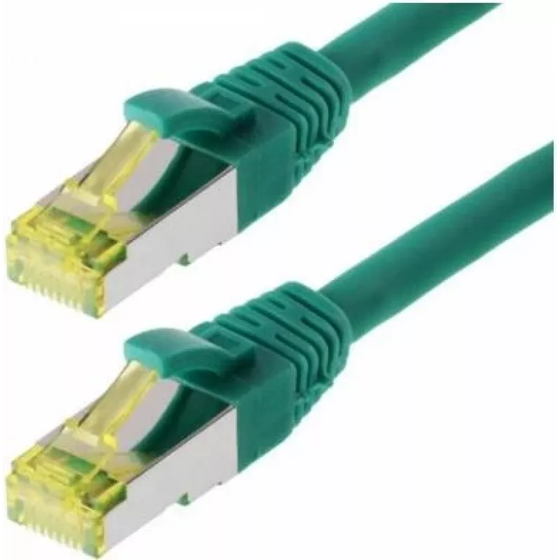 Tinklo kabelis Helos Cat 6a S/FTP 1,5 m Žalias