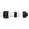Jungtis Alphacool 17471 — žalvaris juoda, Ø22 mm, aukštis 20 mm