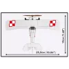 Cobi plytelių rinkinys Nieuport 17 C.1 274 vnt. modelio rinkinys
