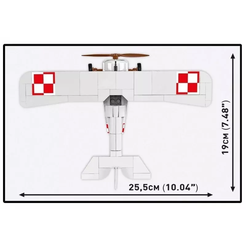 Cobi plytelių rinkinys Nieuport 17 C.1 274 vnt. modelio rinkinys