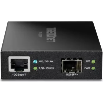 TRENDnet 10GBASE-T į SFP+ šviesolaidinis medijos keitiklis - Keitiklis - Šviesolaidis (LWL)