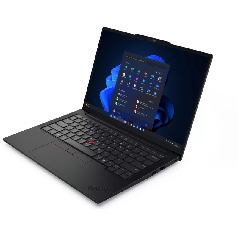 Lenovo ThinkPad E14 Gen 7 (AMD) AMD Ryzen™ 5 220 nešiojamasis kompiuteris 35,6 cm (14 colių) WUXGA 16 GB DDR5-SDRAM 512 GB SSD Wi-Fi 6E (802.11ax) Windows 11 Pro juoda