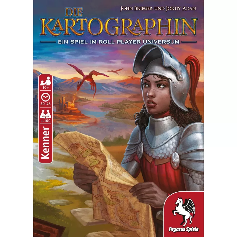 Pegasus Spiele Die Kartographin stalo žaidimas