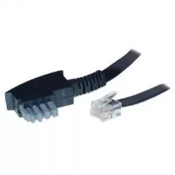 S/CONN 3m TAE-N - RJ12 juoda permatoma ShiverPeaks