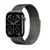 Apple Watch Series 11 GPS + Cellular 46mm Slate Titanium Case su Slate Milanese Loop M/L