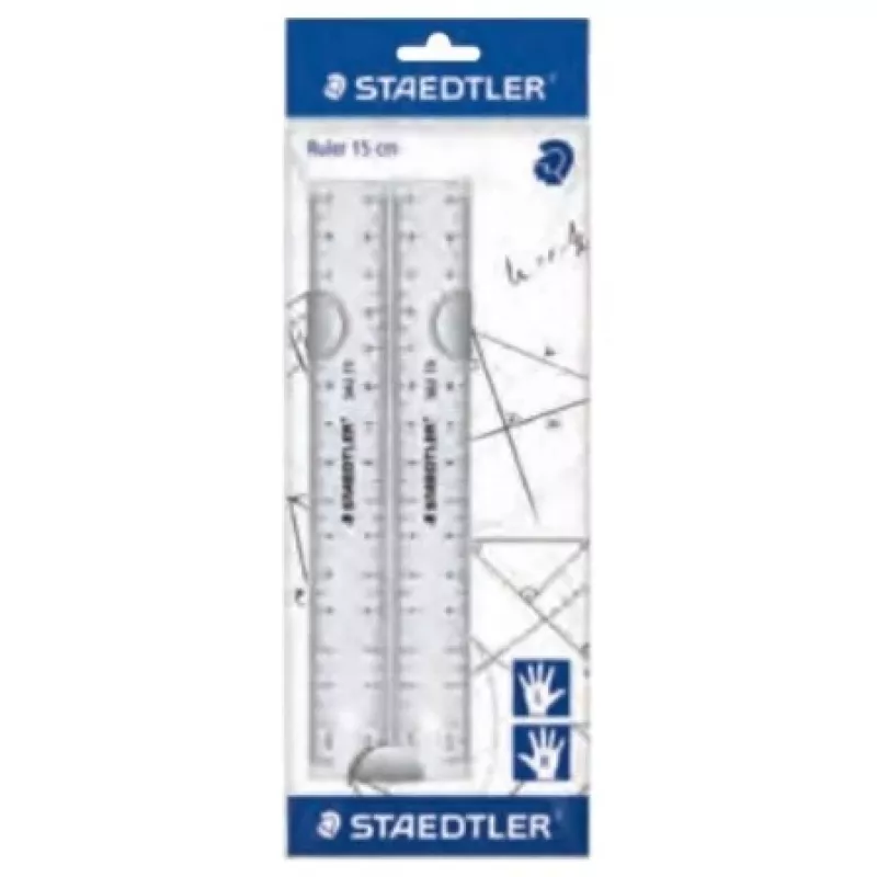 Liniuotė Staedtler 562 152 PB 150 mm plastikinė permatoma 2 vnt.