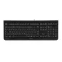 Klaviatūra CHERRY KC 1000 universali USB čekų juoda