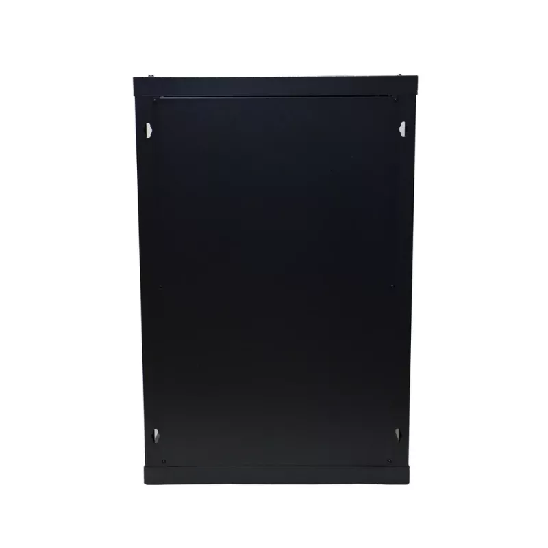Prie sienos montuojama spinta Extralink Rackmount cabinet 18U 600x600 Juoda raktinis užraktas