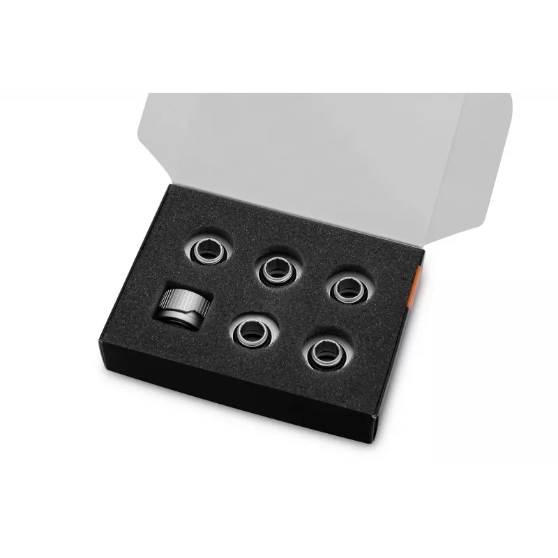 EK Water Blocks EK-Quantum Torque 6-Pack HDC 16 Torque veržliarakčio galinis fittingas Sidabrinis 1/4 6 vnt.