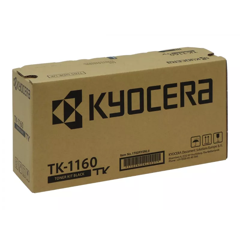 KYOCERA TK-1160 dažų kasetė 1 vnt. Originali juoda