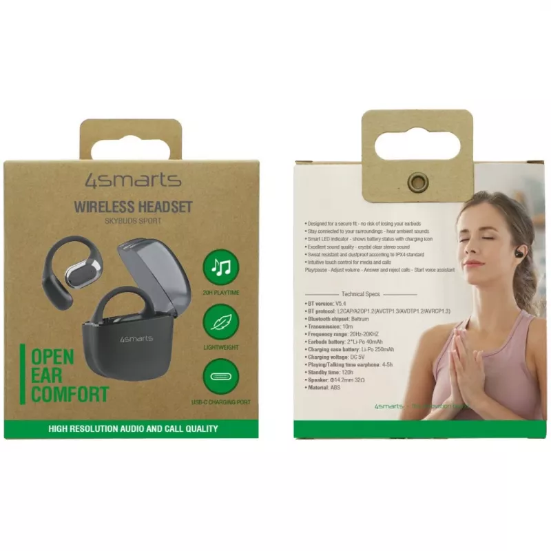 Ausinės 4smarts SkyBuds Sport