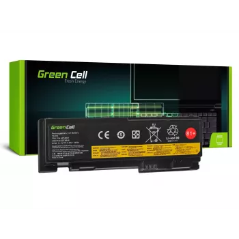 Baterija Green Cell LE78, skirta Lenovo ThinkPad T420s T420si T430s, LiPo 3600 mAh, juoda
