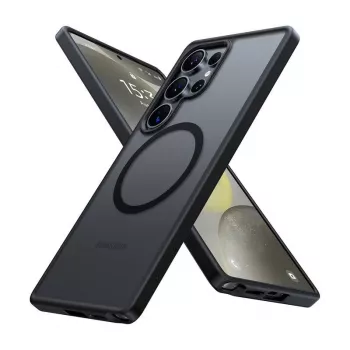 Torras Guardian Magnetic Case with Stand for Galaxy S25 Ultra, Juoda (X00FX2231)
