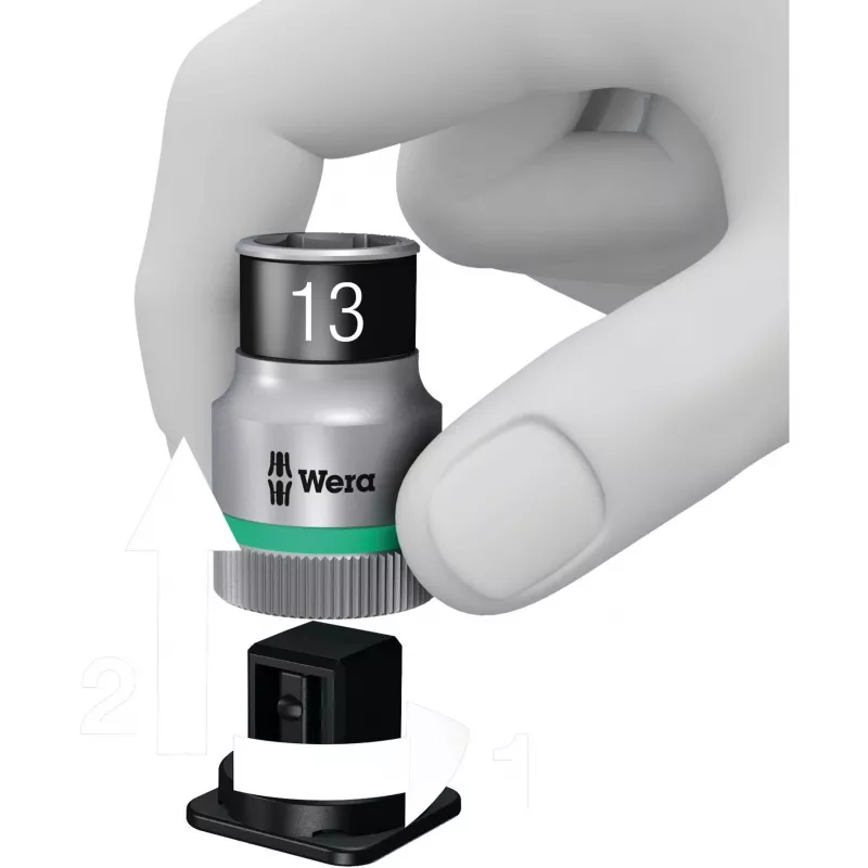Veržlių suktuvų antgalių rinkinys Wera 8790 HMC HF 1 Zyklop 10 vnt.