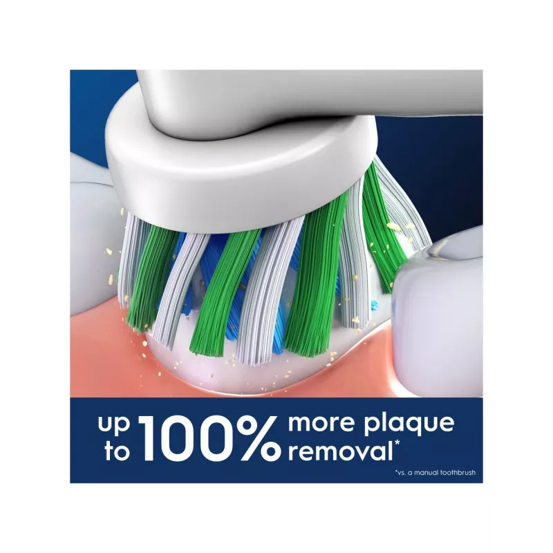 Oral-B Pro CrossAction keičiamų šepetėlių galvutės, 4 vnt.