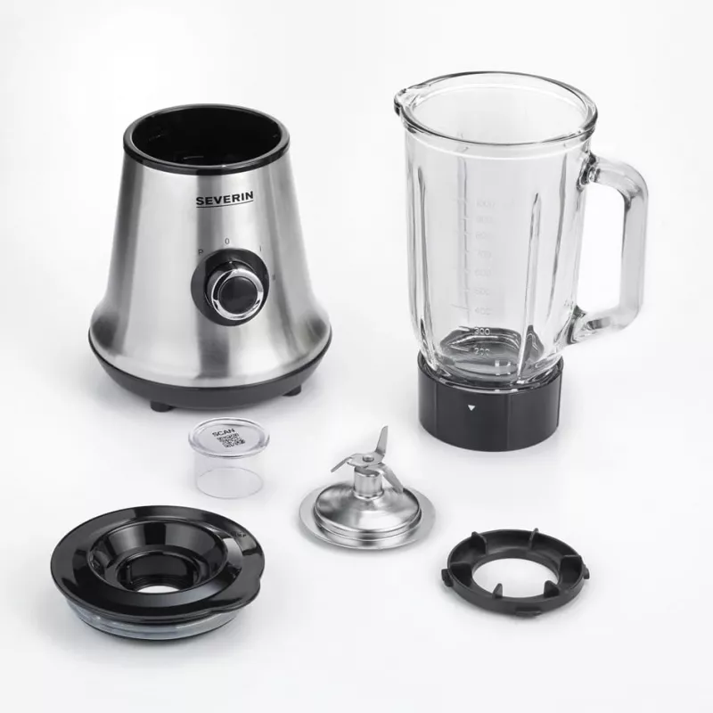 Severin SM 3734 stalo blenderis juodas - nerūdijantis plienas 1l 500W Maišytuvas (SM 3734)