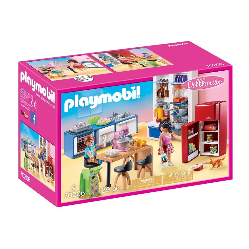 Veiksmo/Nuotykių žaidimų rinkinys Playmobil Lėlių namelis 70206