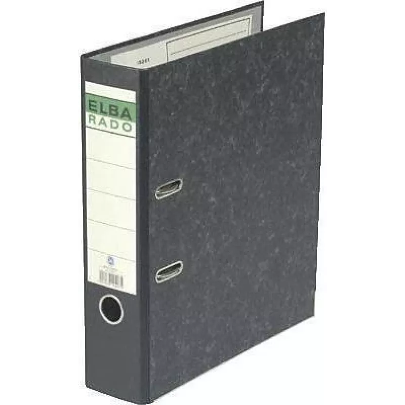 Elba segtuvas ELBArado 100081018 DIN A4 80 mm kartoninis juodas (100081018)