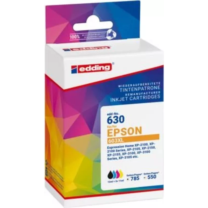 Edding 18-630 spausdintuvo eksploatacinė medžiaga, juoda
