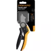 Genėjimo žirklės Fiskars Plus PowerLever Anvil juoda oranžinė