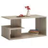 Topeshop ŁAWA DALLAS SONOMA kavos / šoninio / galinio staliukas Kavos staliukas Laisvos formos 1 koja (-ų)