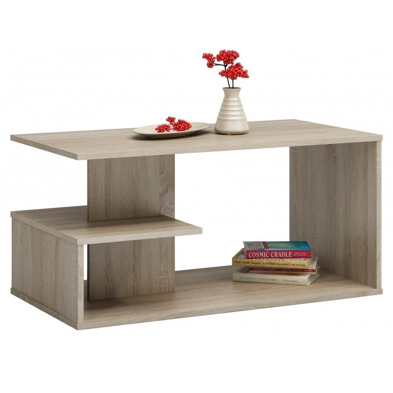 Topeshop ŁAWA DALLAS SONOMA kavos / šoninio / galinio staliukas Kavos staliukas Laisvos formos 1 koja (-ų)