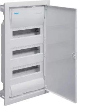 Hager VU36NE elektros spinta IP30 Plotis 348 mm Gylis 94.5 mm Aukštis 630 mm