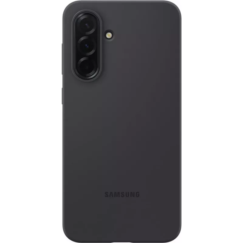 Silikoninis dėklas Samsung A36 – Samsung, juodas, modelis EF-PA366CBEG