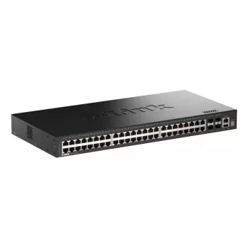 D-Link 52 prievadų gigabito jungiamas išmanusis valdomas komutatorius su 4 x 10G SFP+ prievadais