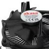 Akasa Intel LGA1700 procesoriaus hibridinis aušintuvas 9 cm aliuminis, juodas 1 vnt.